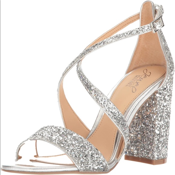 Silver Glitter Sandal - Picture 3 of 8